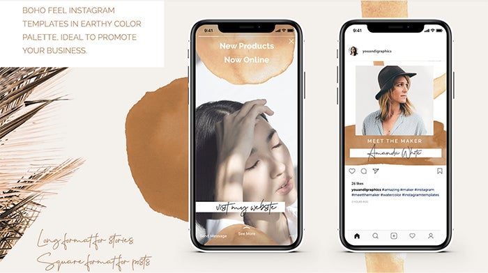 Irene Demetri, Youandigraphics on Instagram screenshots