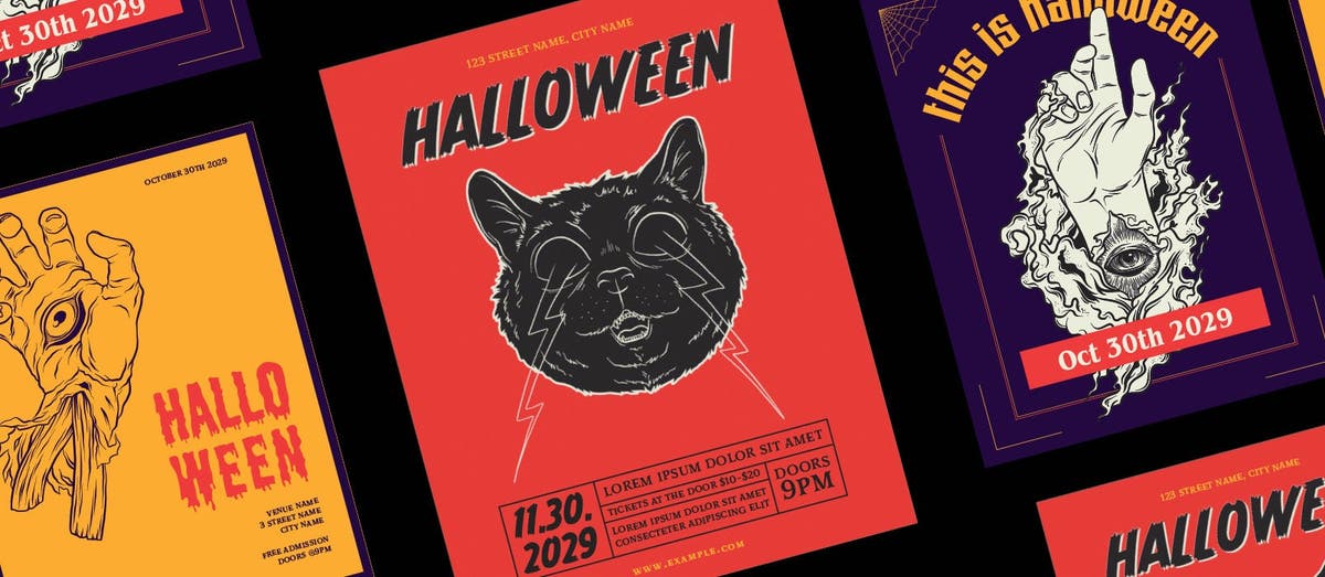Free Halloween Templates from Adobe Stock Free Halloween Templates from Adobe Stock