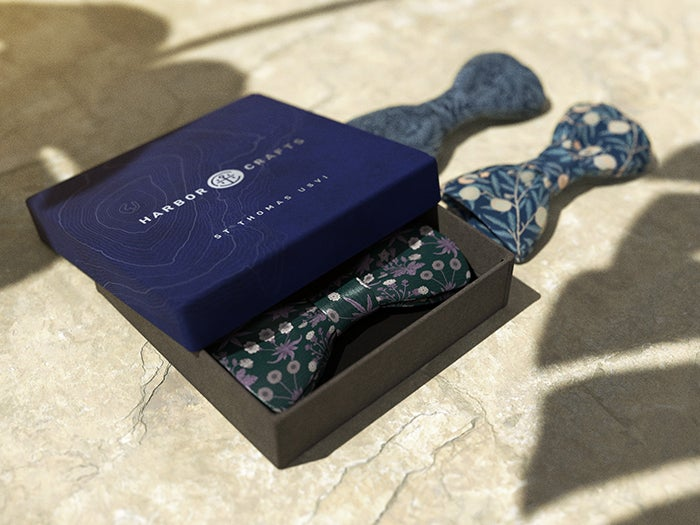 3D render of Harbor Crafts photorealistic pocket square boxes.