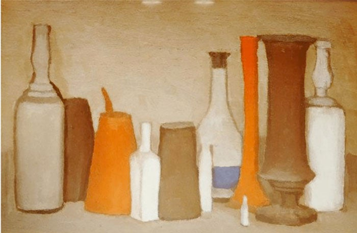 Three paintings by Giorgio Morandi from the Still Life collection.