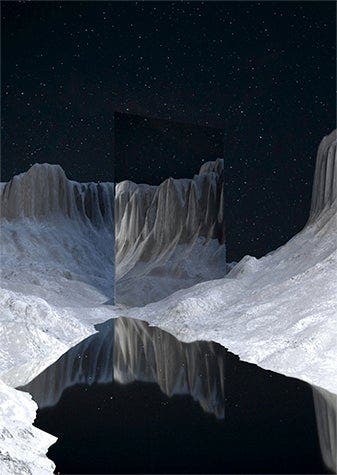 Variations on Victoria Siemer’s first geometric reflection piece created with Dimension CC.