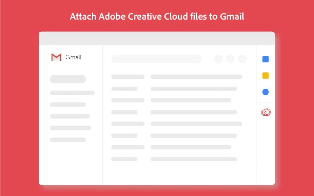 Share Creative Cloud assets with external teams and stakeholders right from Gmail.