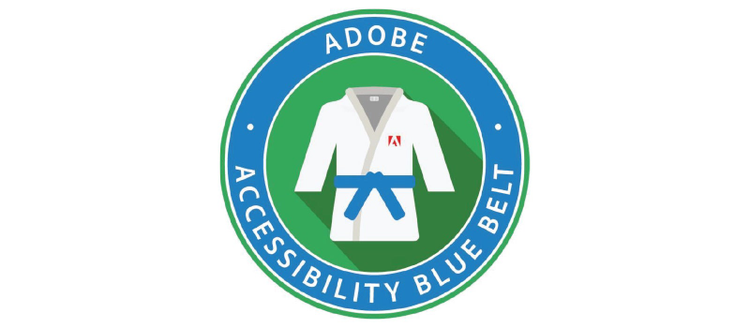 Adobe Accessibility Blue Belt