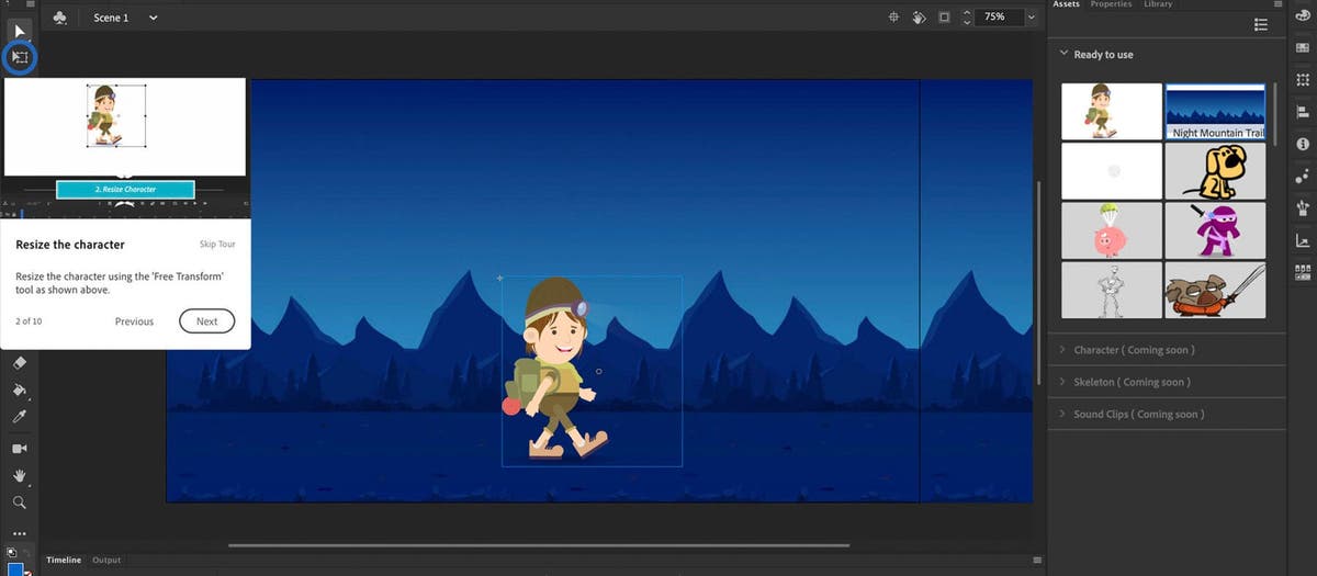 Hands-on Tutorial Creation Tool for Adobe Animate