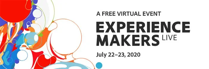 Experience Makers Live event ad.
