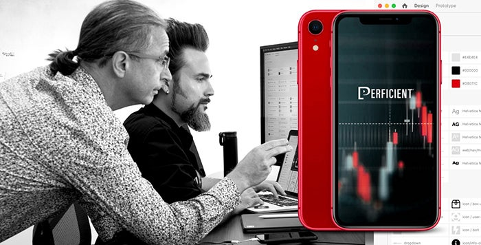 Michael Adamson and Maxx Morgan of Perficient Digital collaborate using Adobe XD.
