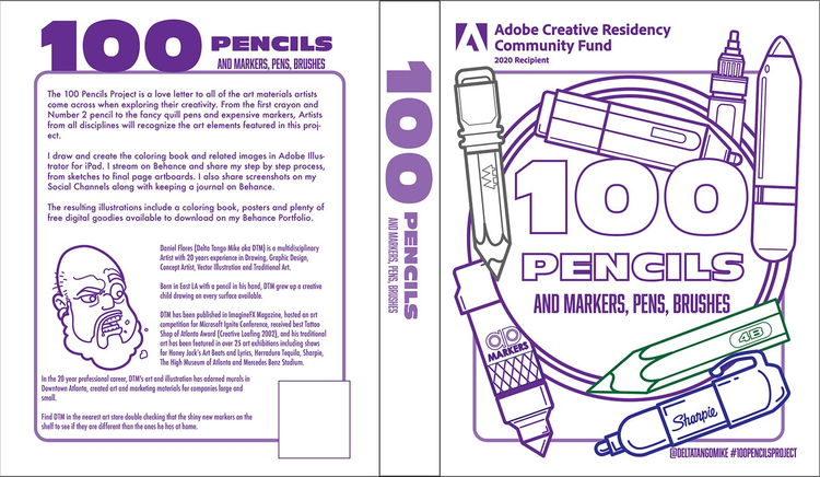 Image from 100 Pencils Coloring Book