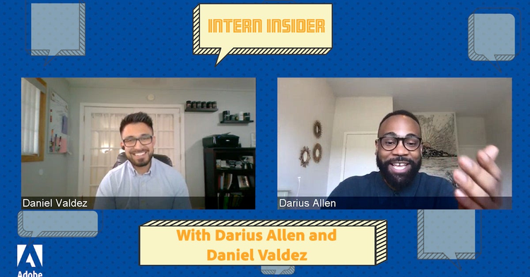 Intern Insider screenshot with Daniel and Darius.