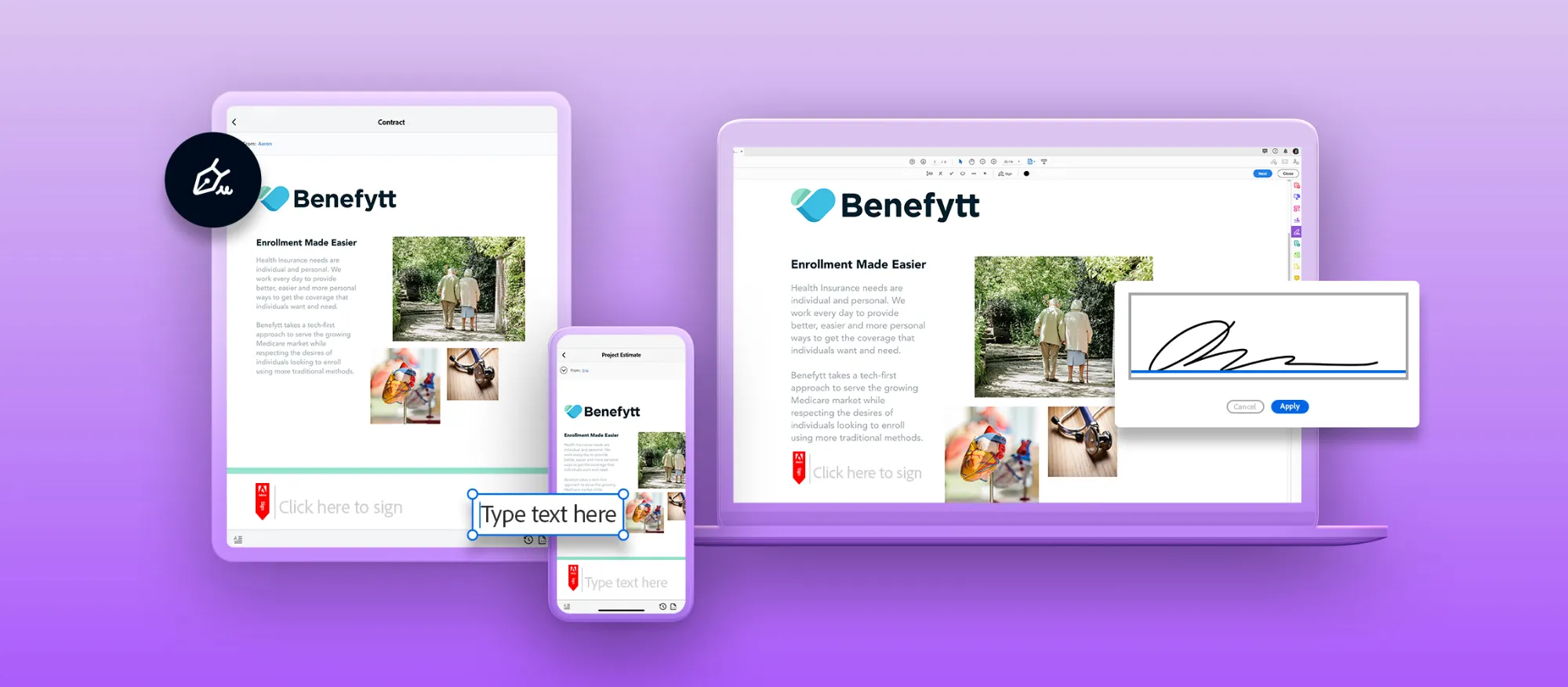 Benefytt documents Benefytt utilizing Adobe Sign