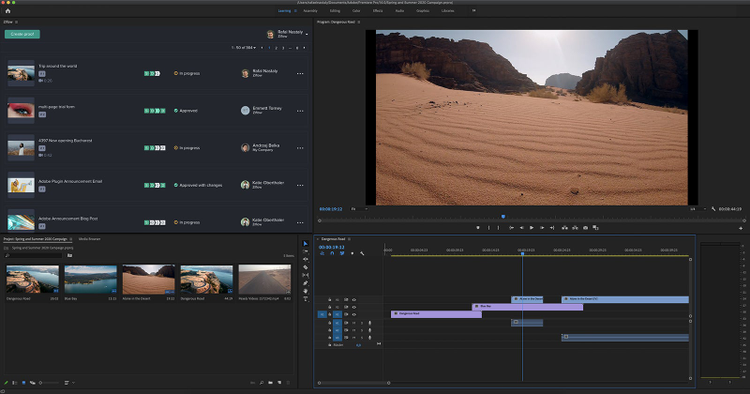 Screenshot of Premiere Pro
