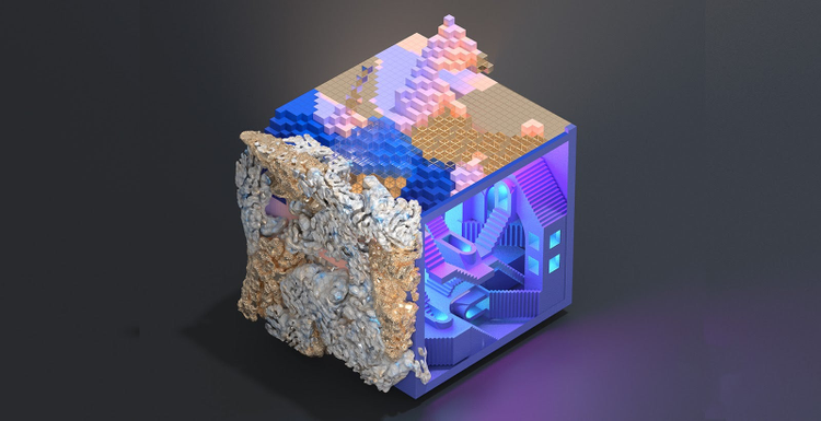 Abstract cube