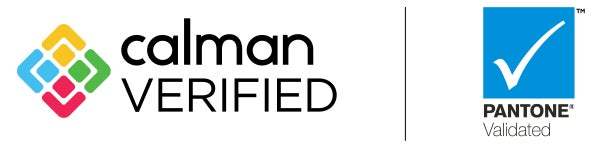 Calman verified logo and Pantone Validated logo
