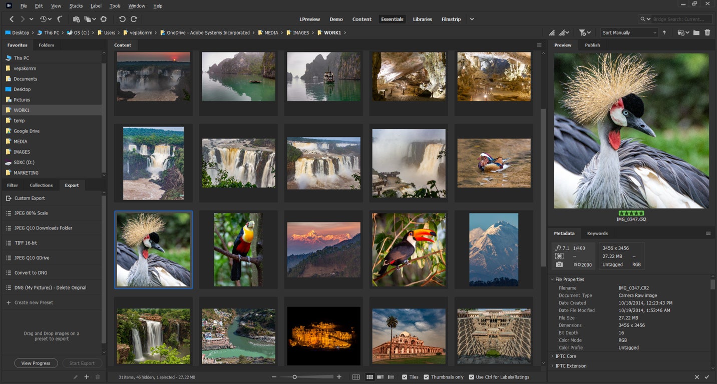 adobe photoshop bridge presets adobe photoshop bridge presets