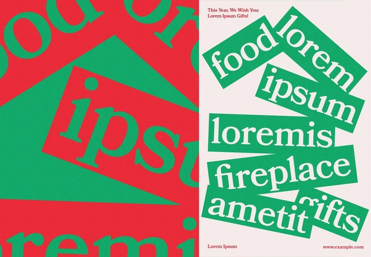 Lorem Ipsum card.