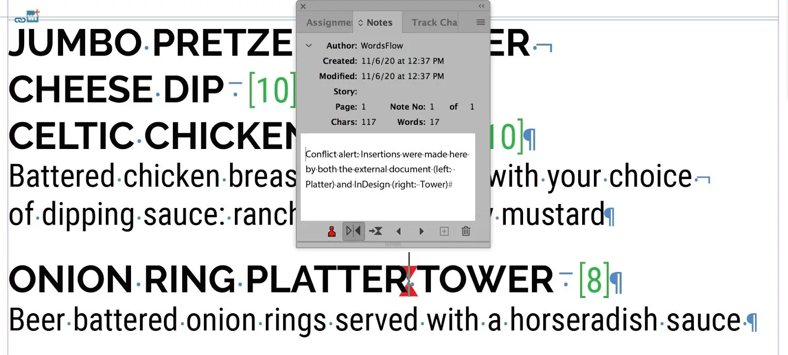 InDesign editorial + production magic with WordsFlow
