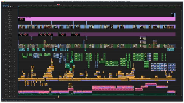 Premiere Pro timeline screenshot