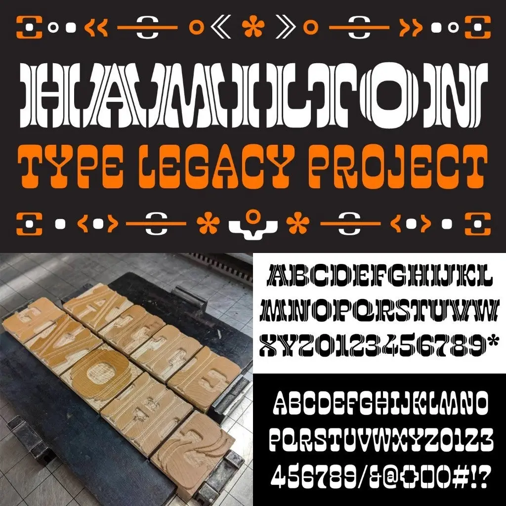 New fonts from Hamilton Wood Type