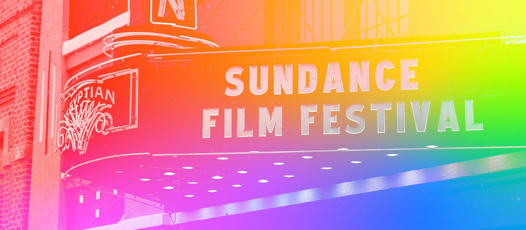 Sundance Film Festival on colorful background