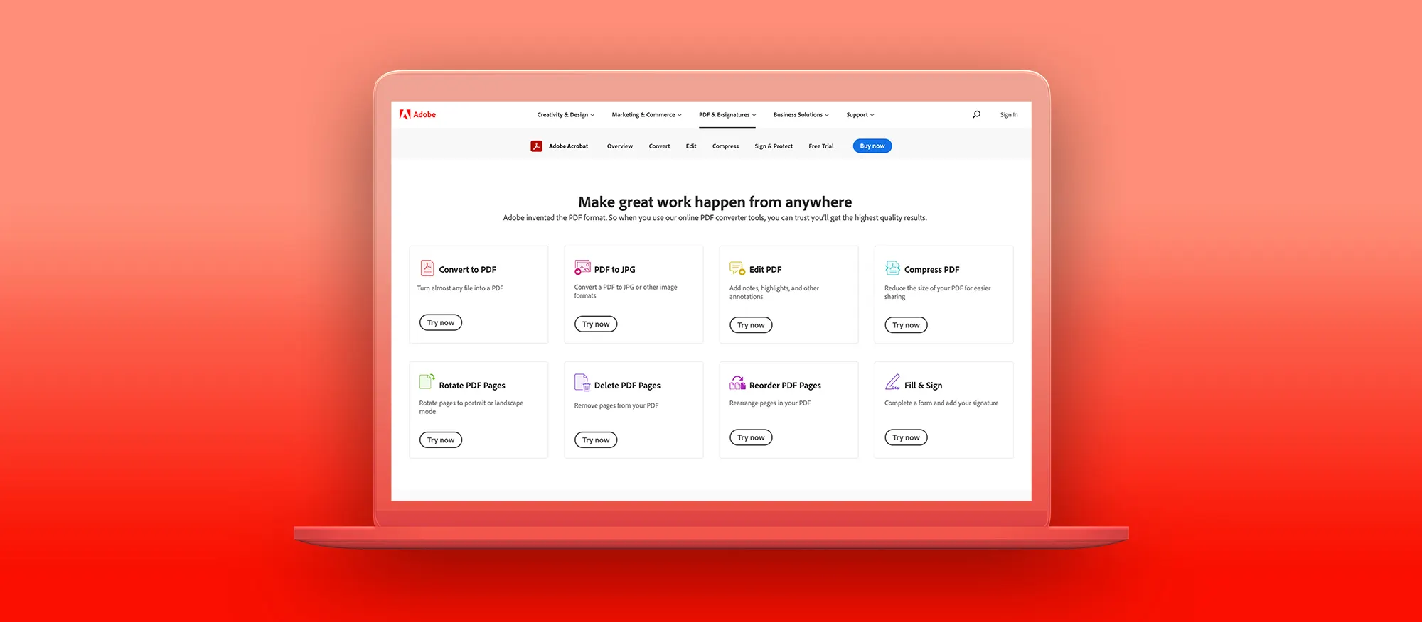 Go paperless with online PDF tools