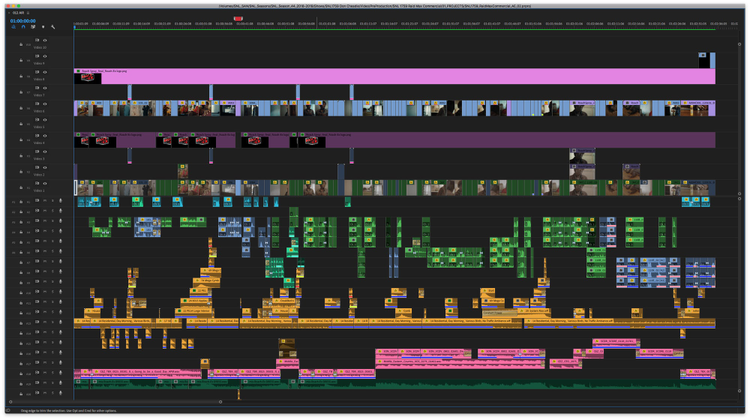 Premiere Pro timeline screenshot