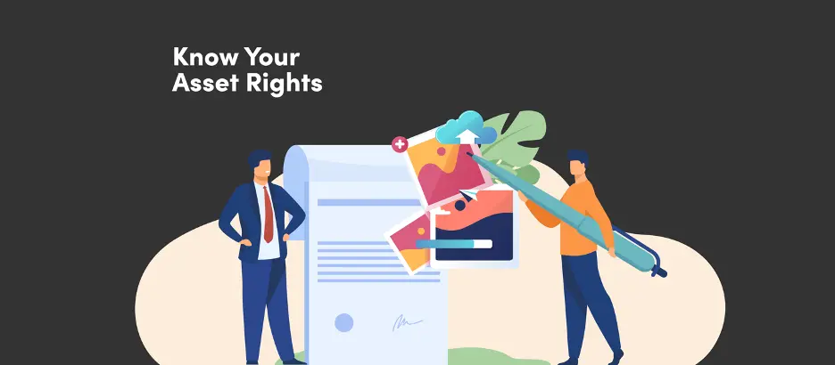 Illustration with text that says know your assest rights.