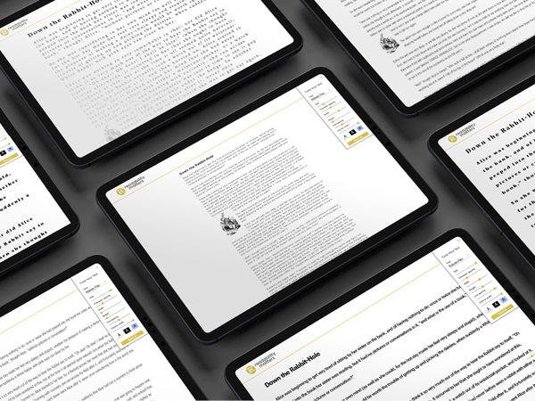 screenshots of multiple tablet computers