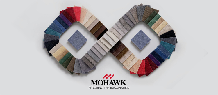 Mohawk Flooring the imagination. with colorful floor tiles.