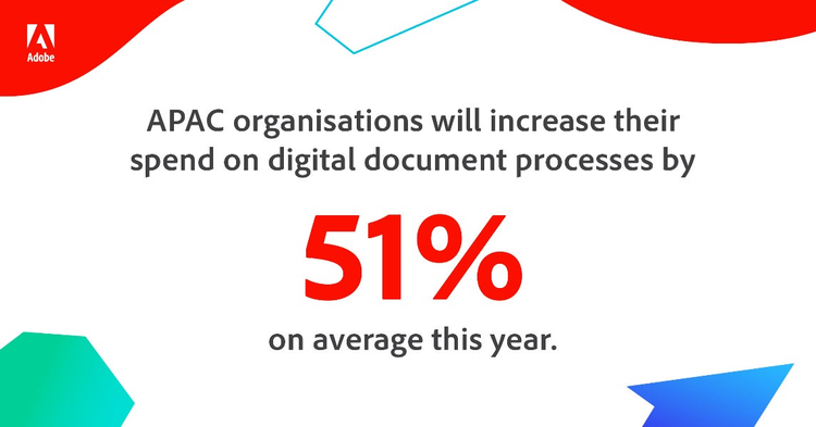 APAC organisations will increase their spend on digital document processes by 51% on average this year