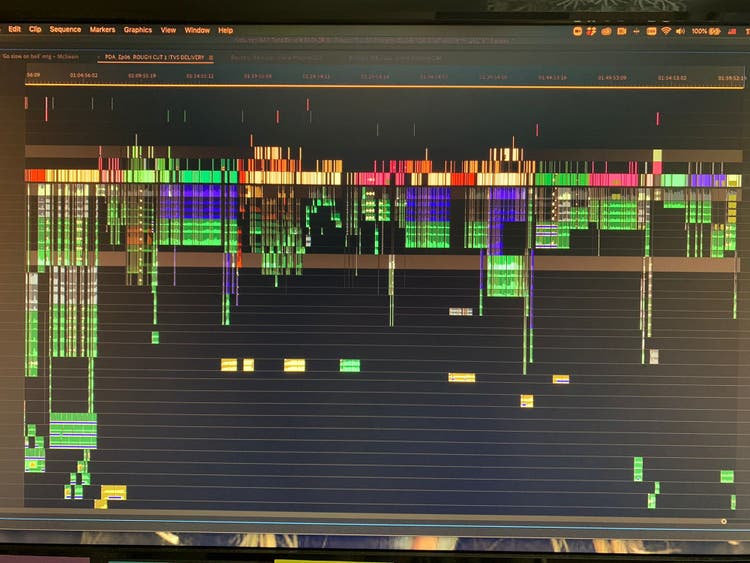 Dita Gruze Premiere Pro Timeline.