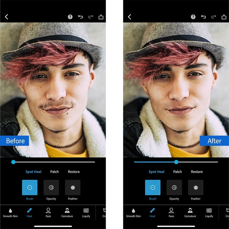 Photoshop Express launches Retouch features | Adobe Blog