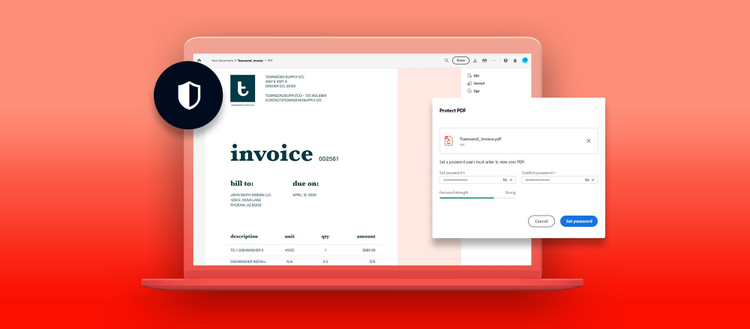 Keep private files safer with the Adobe Acrobat Protect PDF