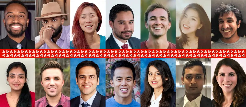 Photos of all 14 past competitors.