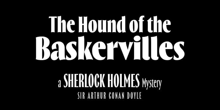 Thrillers Font on a black background.