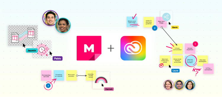 Promo banner for the MURAL and Adobe Creative Cloud Libraries integration.