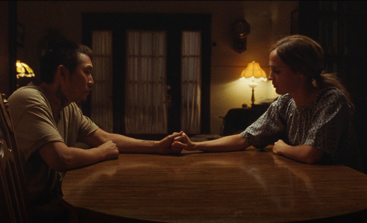 Scene from the film Down the Blue Bayou.