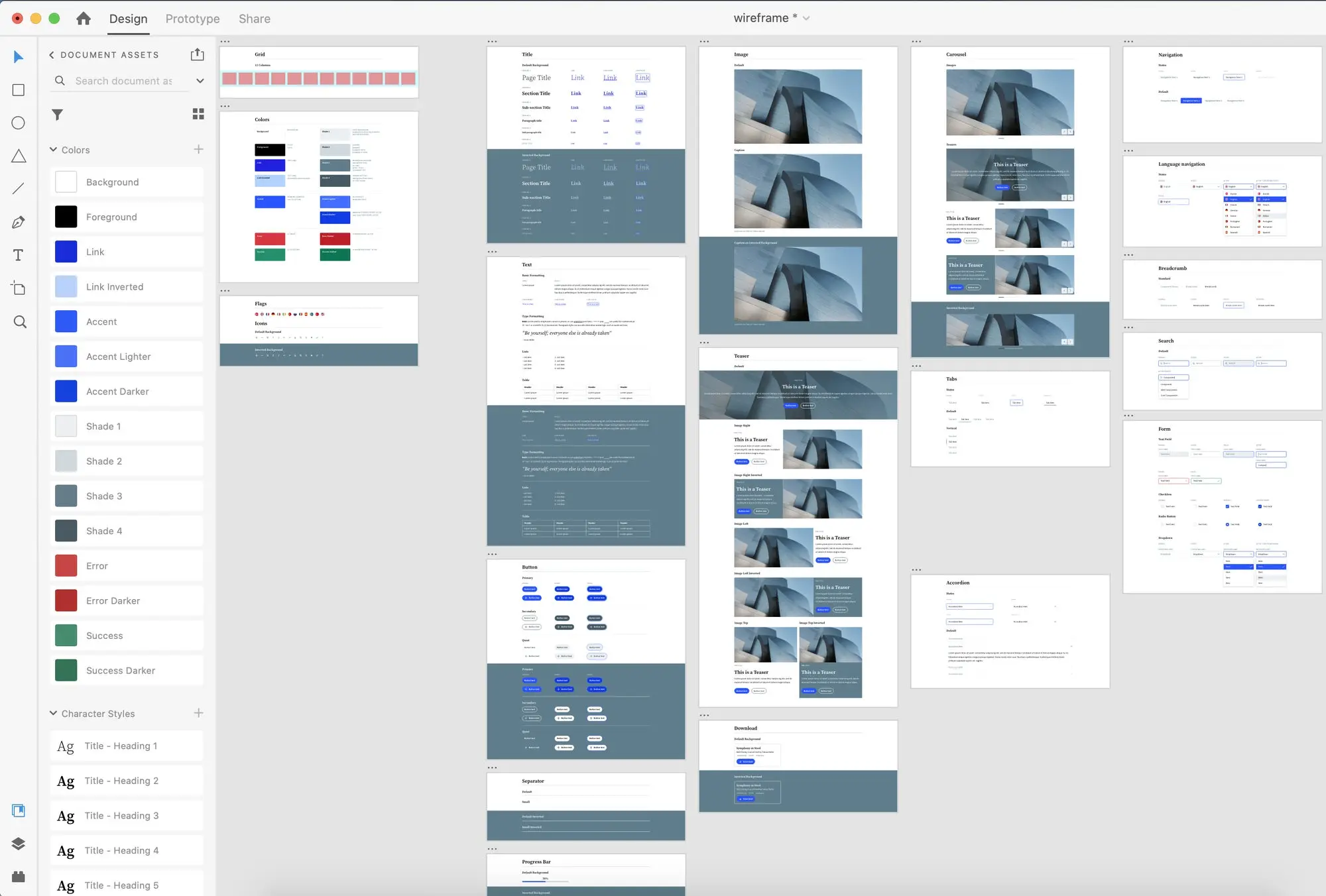 Screen shot of Adobe Experience Manager Sites