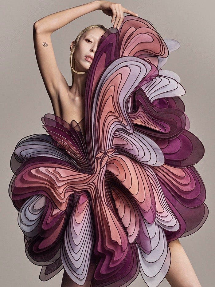 Iris van Herpen couture dress.