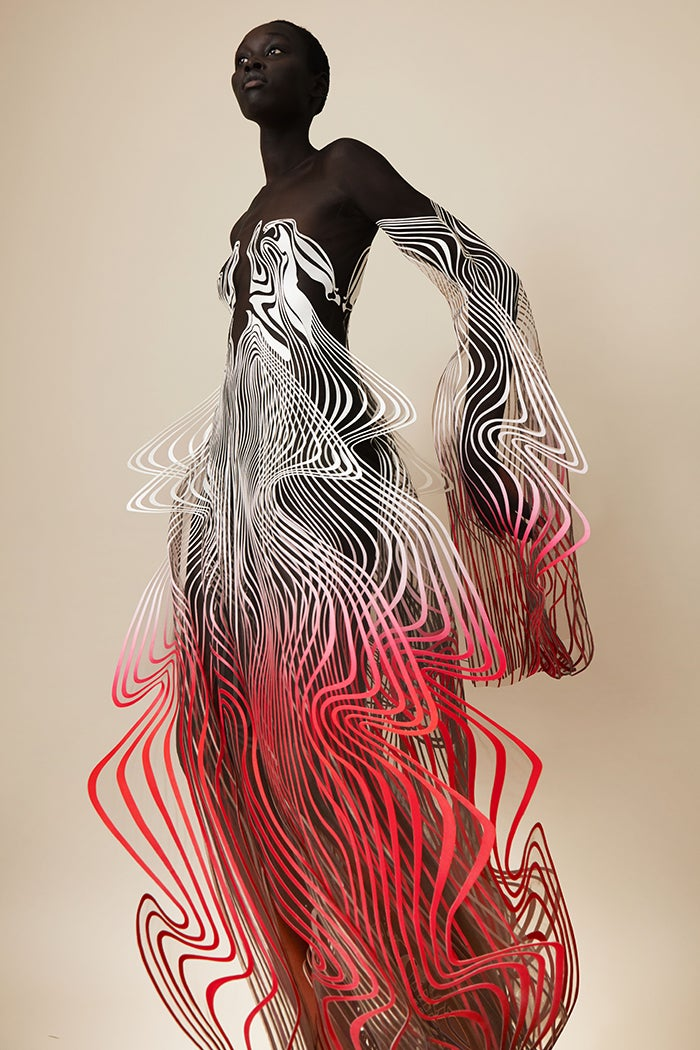 Iris van Herpen couture dress.