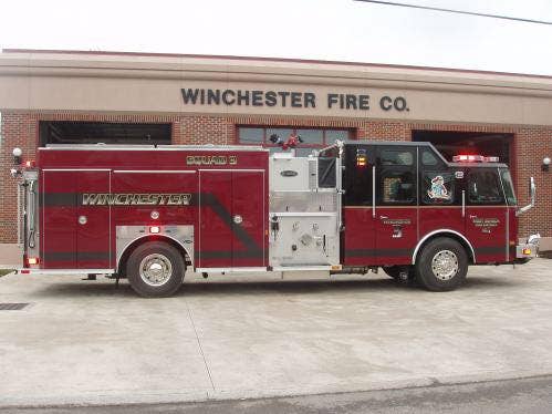 Winchester Fire Co. Fire Truck.