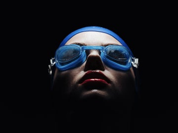 Photograph of female swimmer.