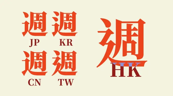 Source Han Serif typeface. 