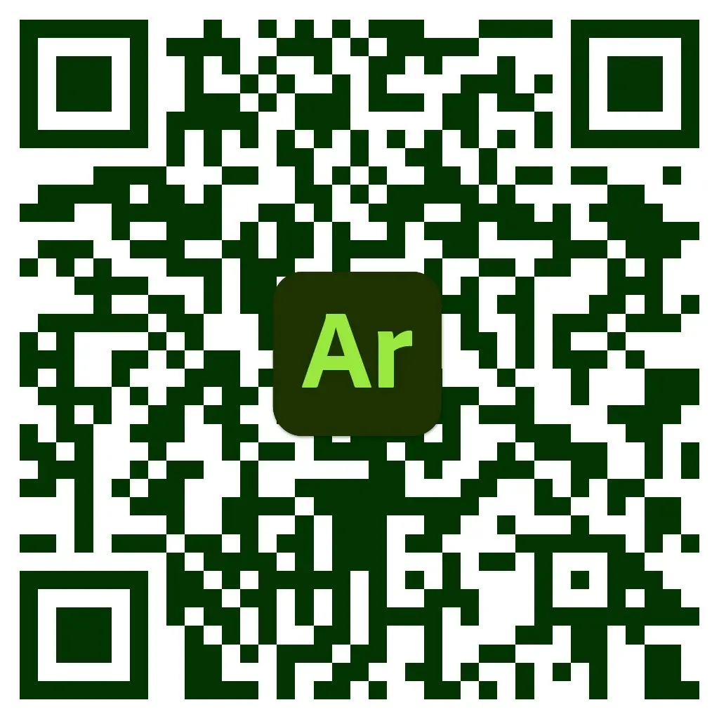 QR code for AR Reef Bleached. 