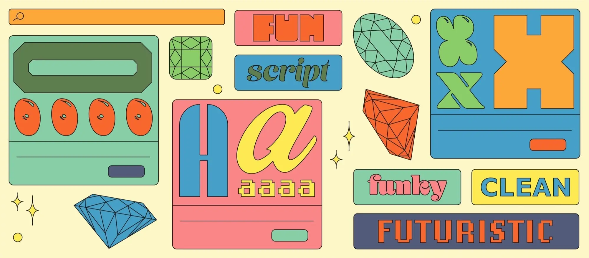 Illustration of Adobe Fonts