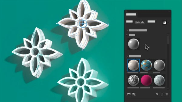 Screenshot of Substance 3D in Adobe Illustrator
