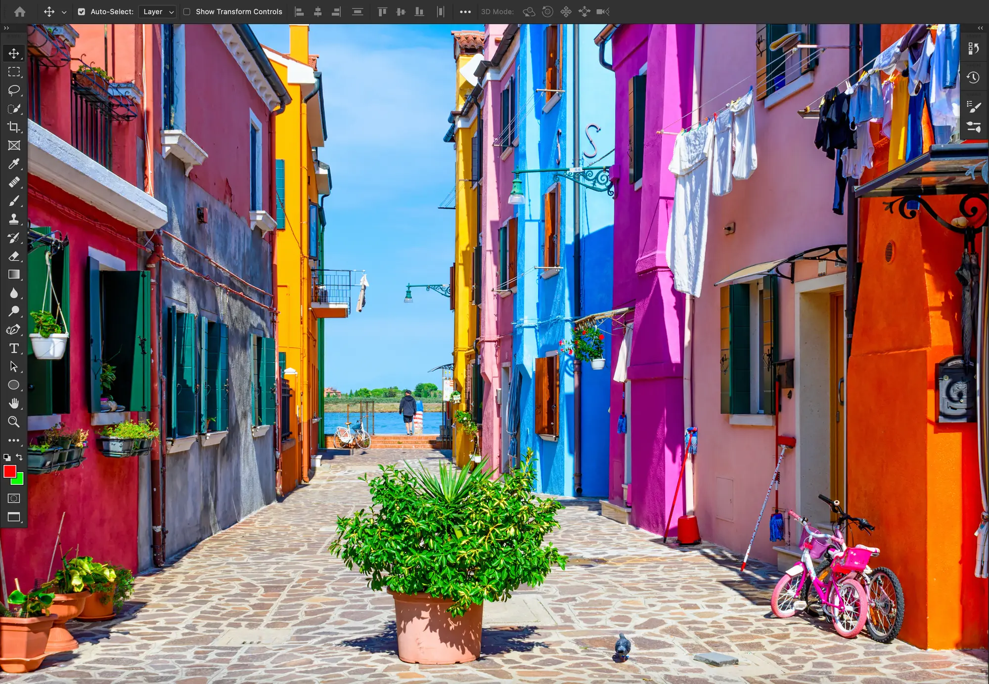 Captura de tela das capacidades aprimoradas de gerenciamento de cores e HDR do Photoshop.