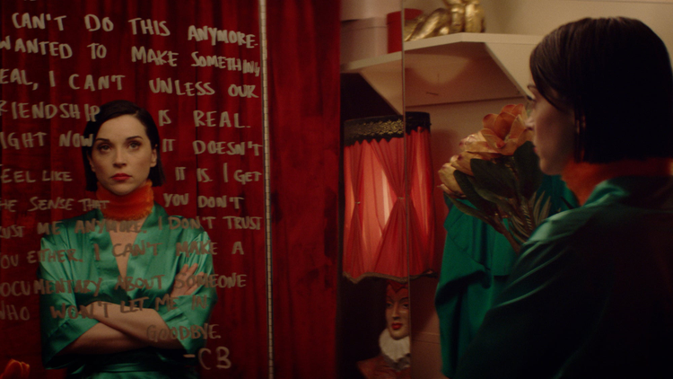 St. Vincent in “The Nowhere Inn”.