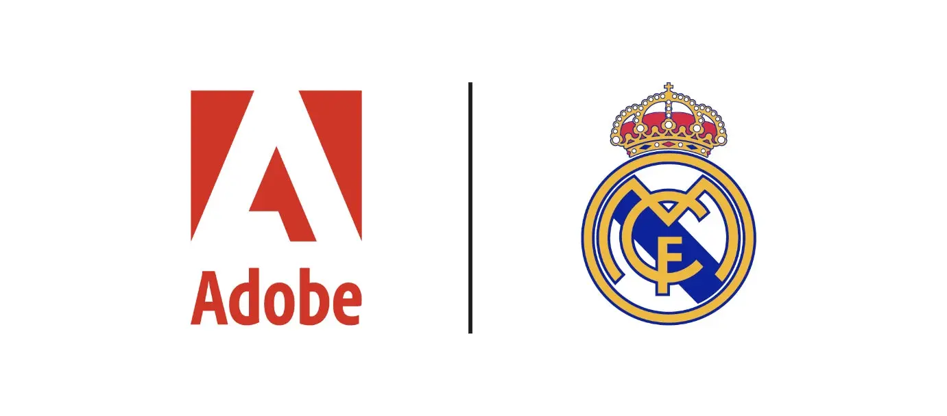 Adobe and Real Madrid logo
