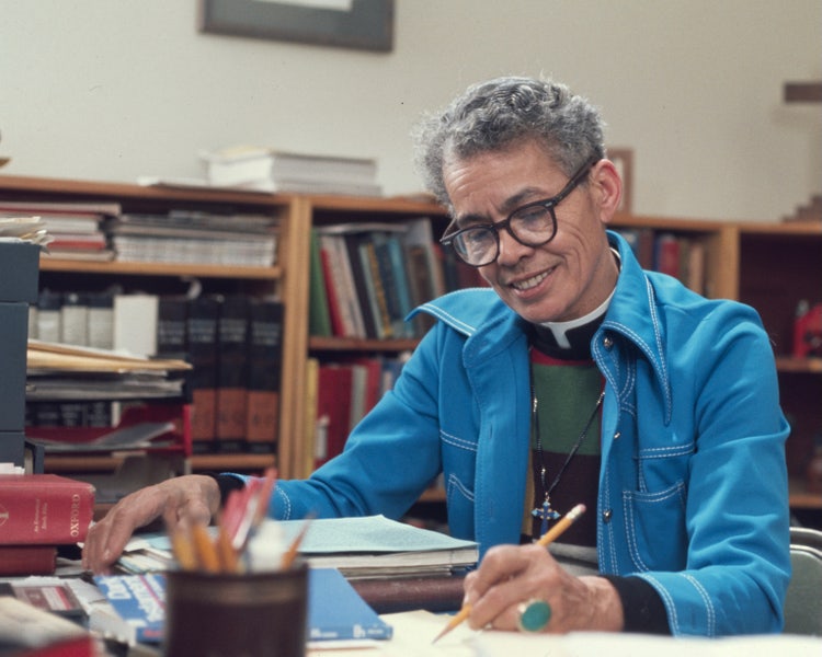 Photograph of Pauli Murray.