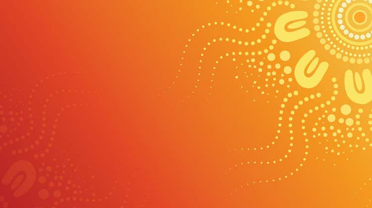 Illustration of red fading to orange.