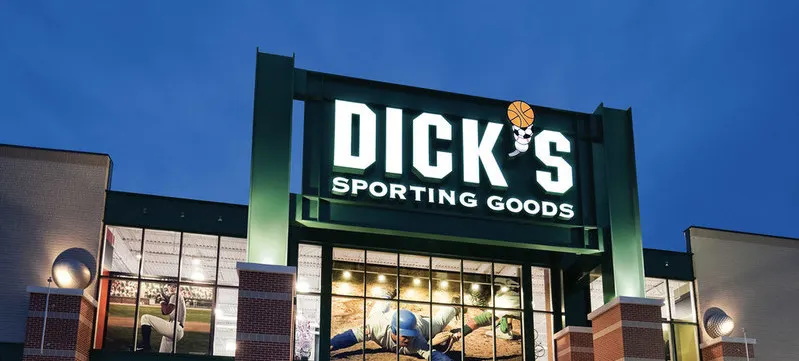 Dicks Sporting Goods store front.